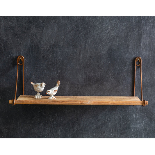 Wall Mounted Wooden Wall Shelf